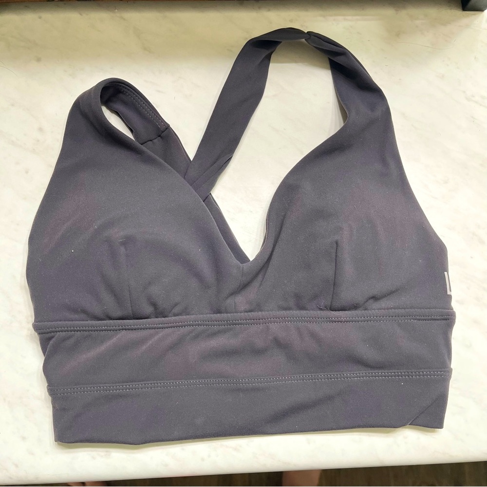 Buffbunny charcoal grey alpha sports bra XS